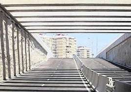 Cortes nocturnos en el paso inferior de la Ronda del Tamarguillo del lunes al jueves por trabajos de reasfaltado