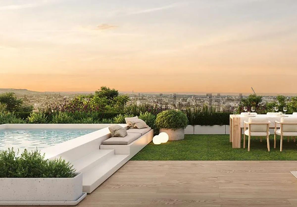 Una de las fotos de la promoción de viviendas