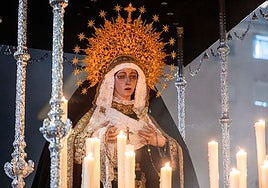 El rosario de la Virgen de la Purísima Concepción de Alcosa, en imágenes