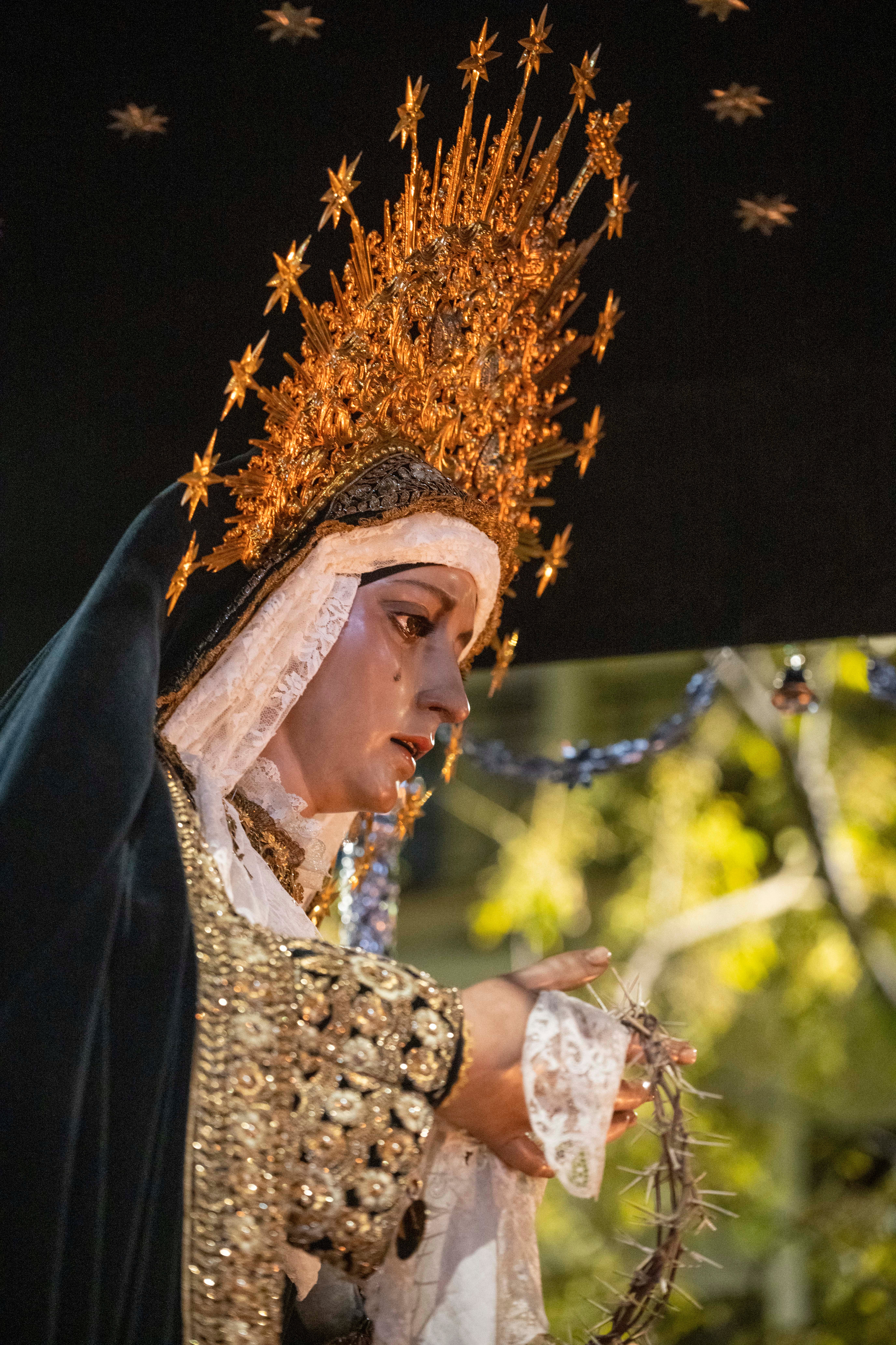 El rosario de la Virgen de la Purísima Concepción de Alcosa, en imágenes