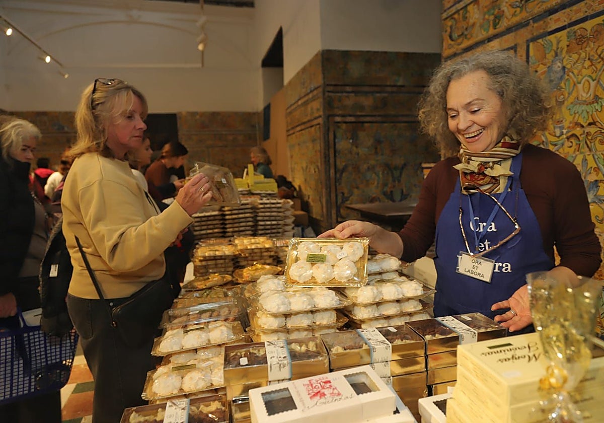 Venta de dulces en el Alcázar de Sevilla