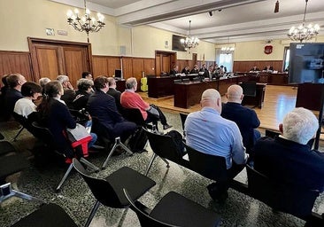 Una imagen de una sesión del juicio sobre la mina de Aznalcóllar que hubo en julio