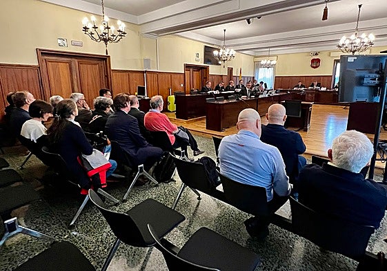 Una de las sesiones del juicio por el supuesto amaño del concurso público de la mina de Aznalcóllar