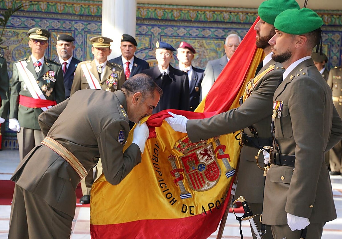 Acto en la Capitanía General de Sevilla por la Inmaculada Concepción