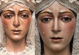 El antes y el después de la Macarena tras la restauración de Pedro Manzano