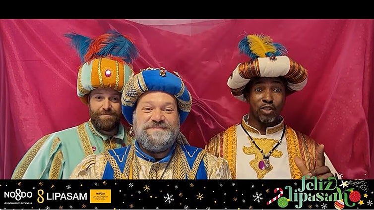 Los niños de Sevilla podrán llamar a los Reyes Magos por videollamada para pedirles sus regalos: así es la iniciativa de Lipasam para esta Navidad