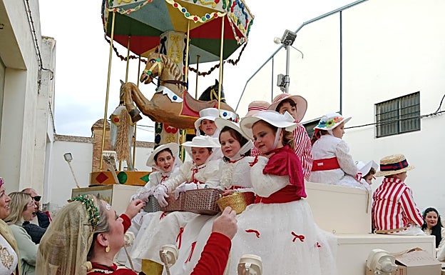Carroza de la cabalgata de Reyes Magos en Carmona