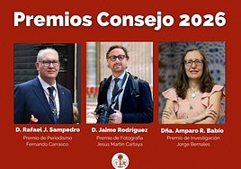 Rafael Jiménez Sampedro, Jaime Rodríguez y Amparo Rodríguez Babío, premios del Consejo de Cofradías de Sevilla de 2026