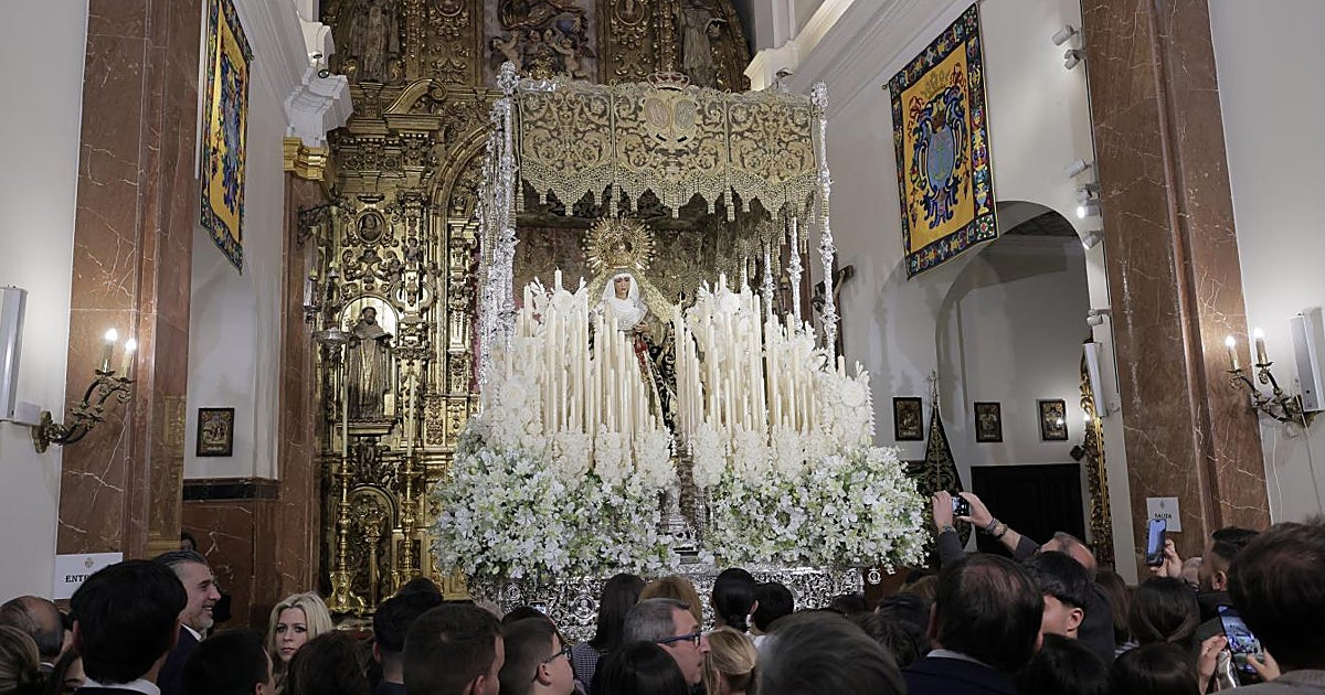 Palio de la Esperanza de Triana exornado