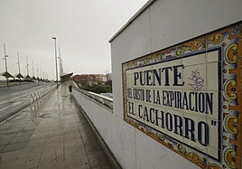 El Puente del Cachorro estará cortado al tráfico por obras a partir de este martes