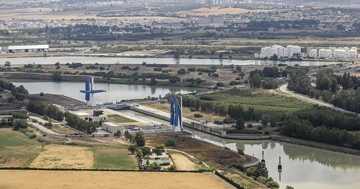 La esclusa del Puerto tendrá un complejo blindaje tecnológico para proteger Sevilla de las inundaciones