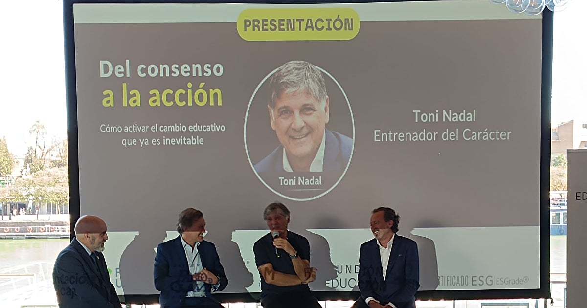 Toni Nadal y la educación: «Si vendemos que tenemos todo tipo de derechos y ningún deber, todo es más complicado»