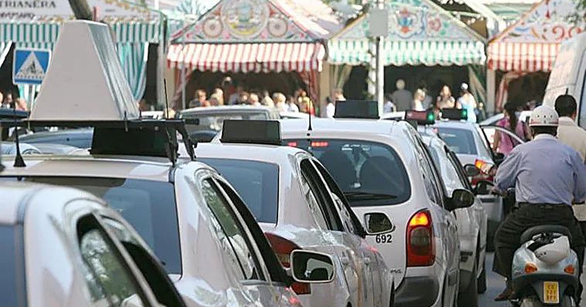 Estas son las paradas de taxis para la Feria de Abril 2026
