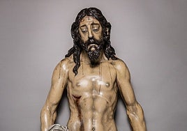 El Cristo Yacente del Santo Entierro de Sevilla, imagen invitada por el Bellas Artes a la muestra de Juan de Mesa