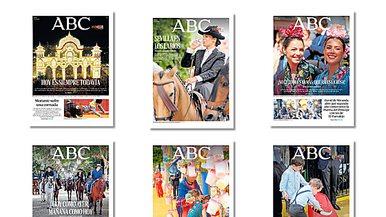 Las portadas de ABC de la Feria de Abril de 2026