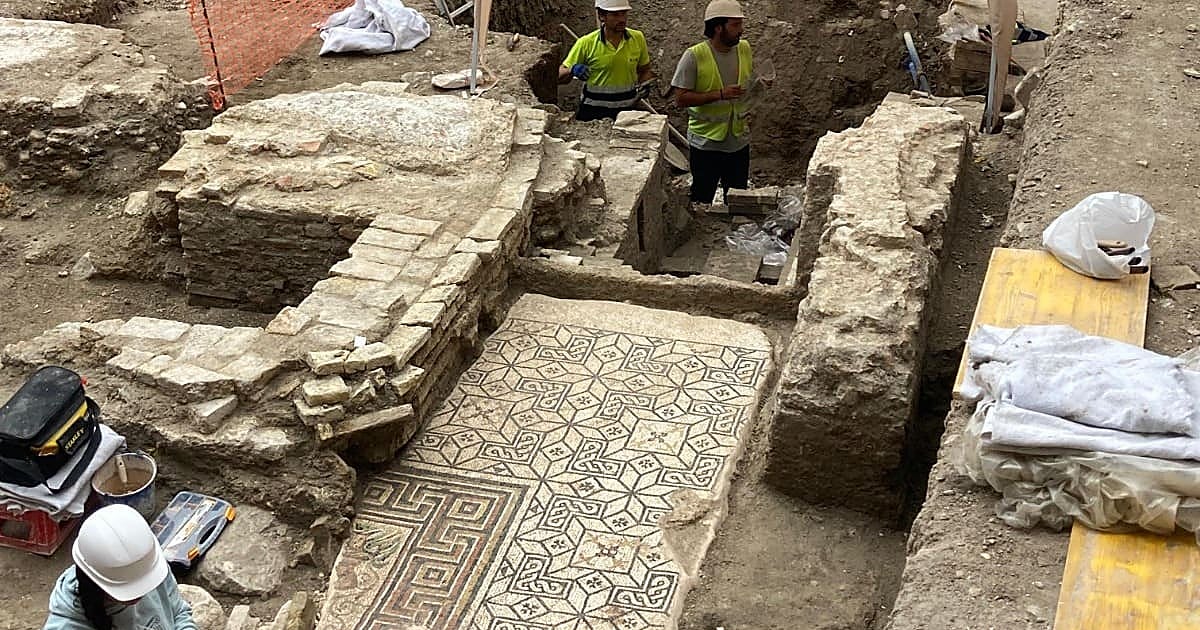 El «excepcional» mosaico descubierto en Écija muestra las estaciones del año