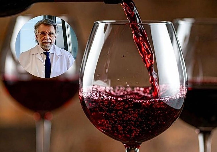 Antonio Escribano, nutricionista: «El vino nunca es bueno, lo mejor es no tomarlo»