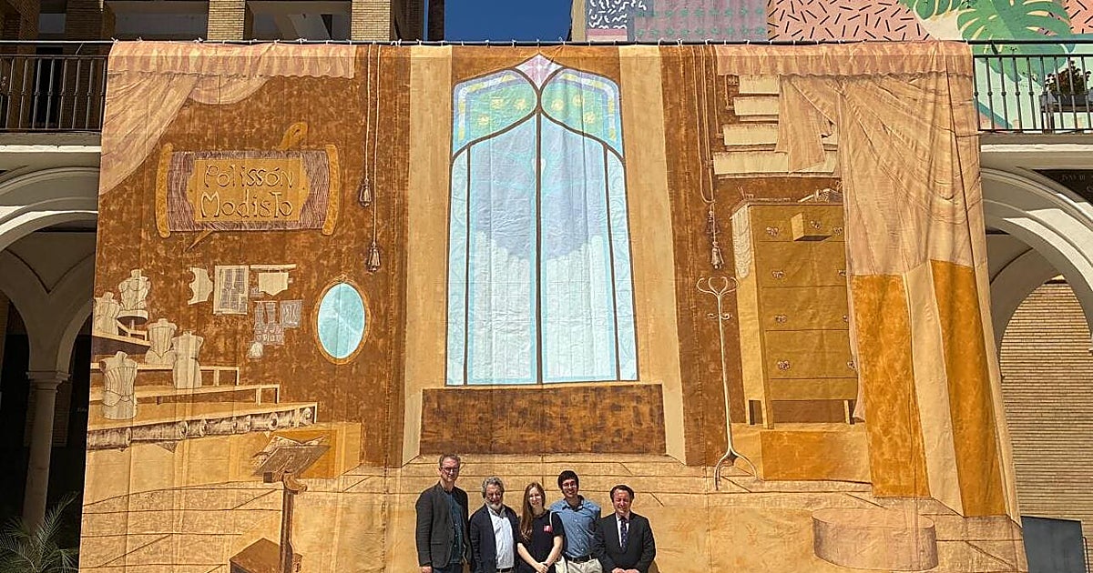 La Compañía Sevillana de Zarzuela cierra su temporada con un nuevo telón de escena de la Facultad de Bellas Artes