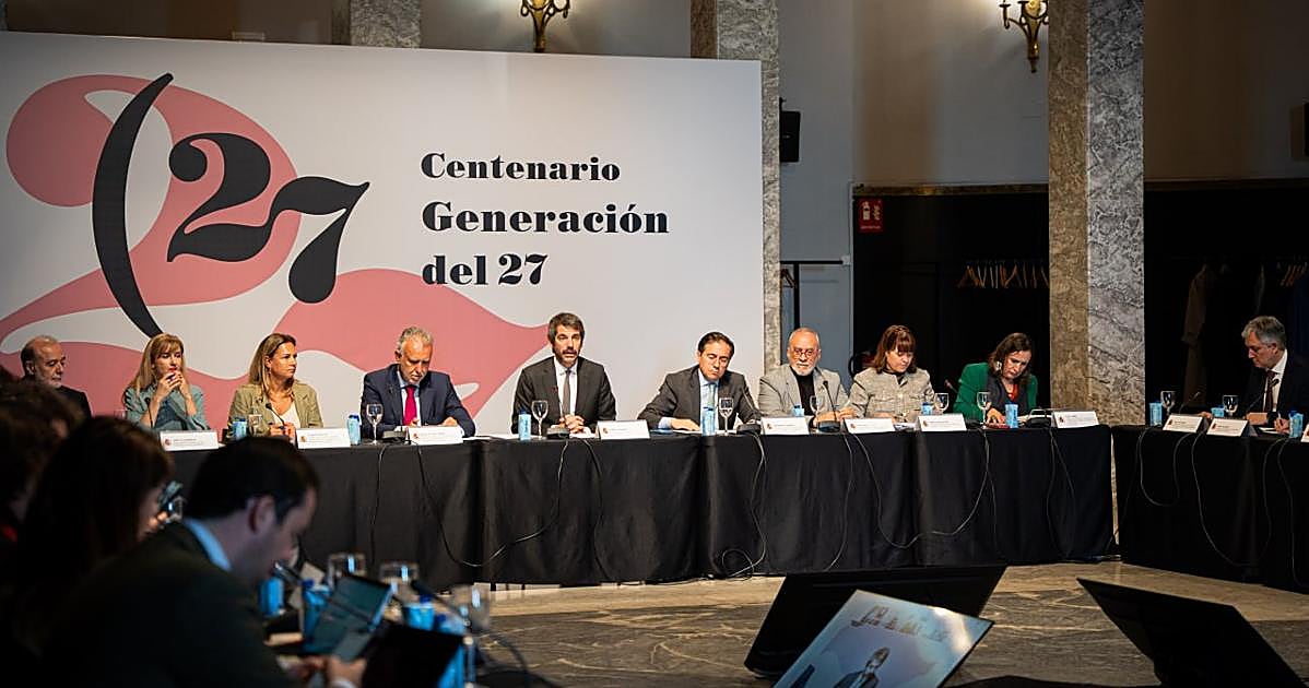 Así es la imagen oficial del Centenario de la Generación del 27, impulsada por el Ayuntamiento de Sevilla
