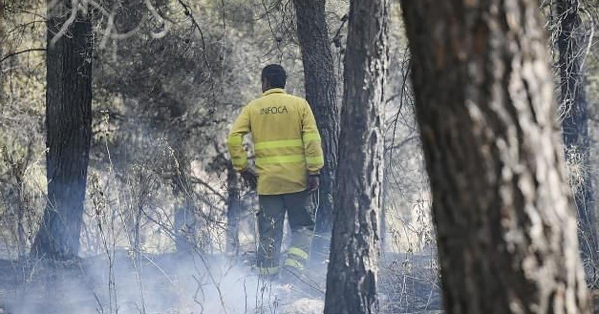 Declarado un incendio forestal en un paraje de Guadalcanal