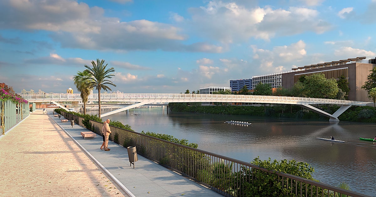 La pasarela de Altadis se fabrica en Galicia y llegará por mar hasta el muelle de las Delicias antes de 2027