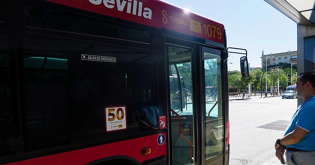 Tussam cambia hoy el recorrido de cuatro líneas de autobuses