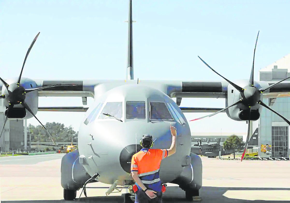 Airbus fabrica en India el primer C295 en la segunda planta de montaje de este modelo