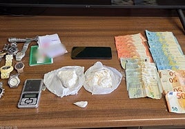 La Guardia Civil desmantela un punto de venta de cocaína en Los Palacios