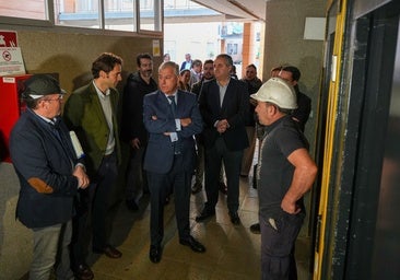 El alcalde en una visita a las obras en Los Pajaritos