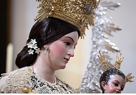 La Virgen del Carmen de San Gil tras la restauración