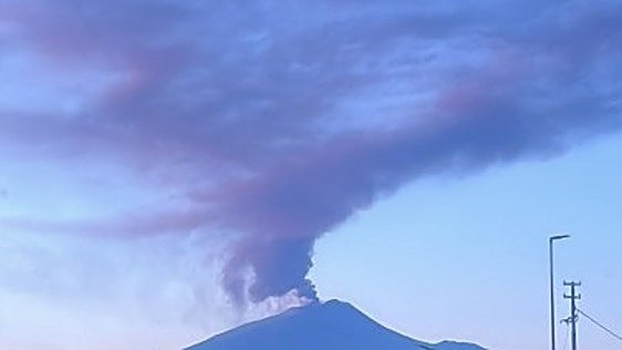 Erupción del Etna, en Sicilia