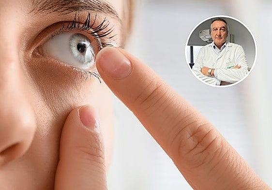 Francisco Martín Leal, jefe de Oftalmología: «El uso incorrecto de lentillas en verano aumenta la queratitis, considerada una urgencia oftalmológica»