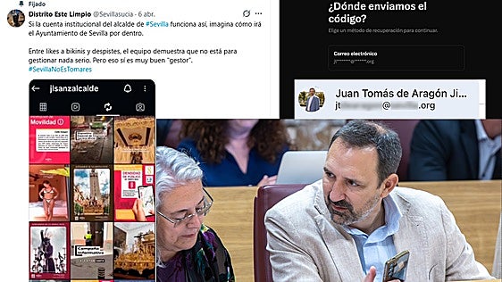 Un concejal del PSOE usa su cuenta institucional para hacer de 'troll' contra José Luis Sanz