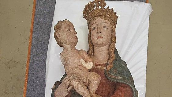 Carmona recupera la imagen de la Virgen de la Alameda que tiene más de medio milenio de antigüedad
