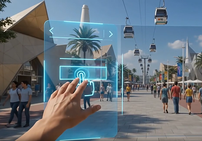 Una muestra del recorrido virtual que ofrecerá re-Expo92.
