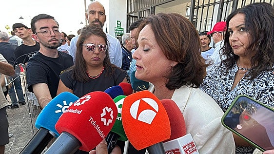 La alcaldesa socialista de Espartinas, en la manifestación por Ceuta: «Esto no ha sido un acto de rebeldía contra mi partido en ningún momento»