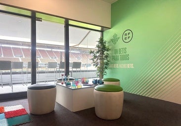 Así es la 'sala de autismo' para ver los partidos del Betis: insonorizada y con iluminación regulable