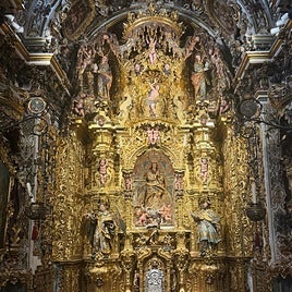 Estado actual del retablo mayor de la capilla sacramental.