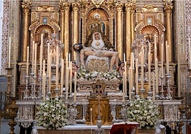 La Virgen de los Dolores de los Servitas en Santa Isabel