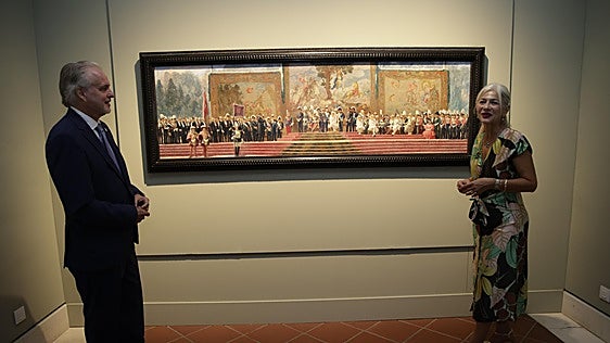 El Bellas Artes expone uno de los grandes lienzos de la Exposición del 1929