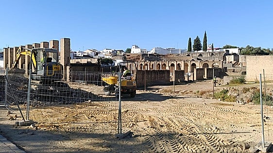 Comienzan las obras de reconstrucción del escenario del Teatro Romano de Itálica