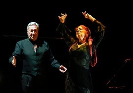 En imágenes, el espectáculo de Juana Amaya y Dorante en la Bienal de Flamenco