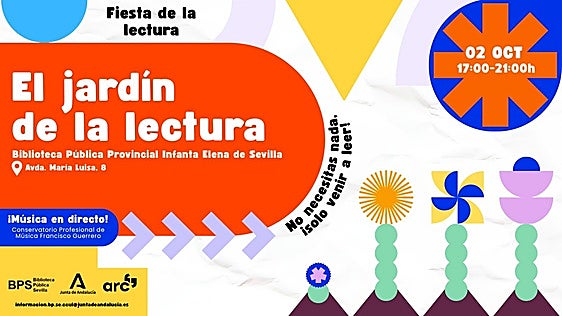La Biblioteca Infanta Elena se transformará el 2 de octubre en El Jardín de la Lectura, un espacio de encuentro