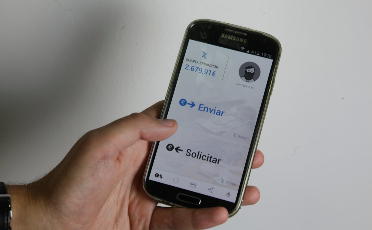 Aplicación Bizum.