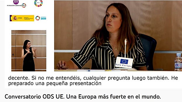 Giulia Traverso, del Foro Europeo de la Discapacidad
