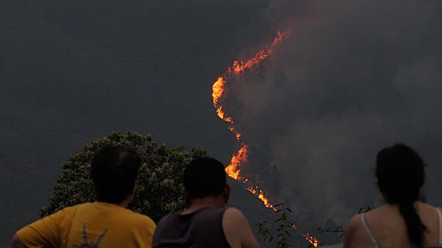 Lengua de fuego en Quiroga
