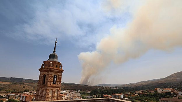 El humo visto desde Ateca