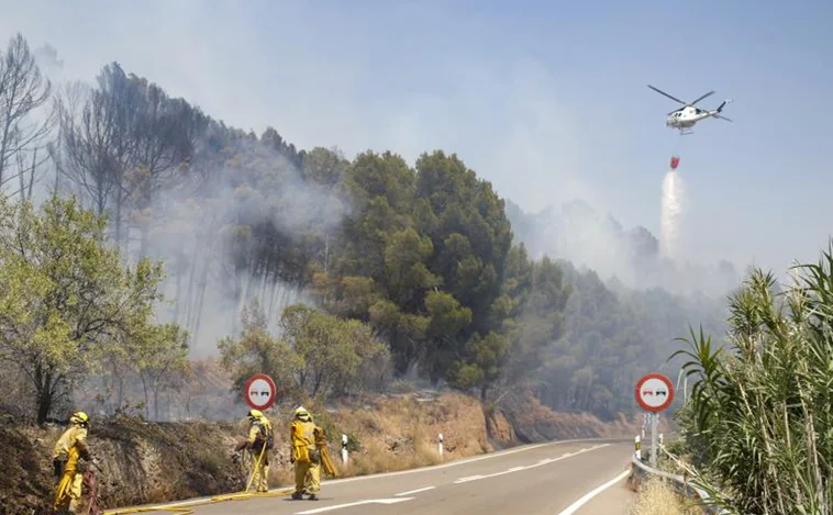 Guardia Civil investiga a cinco personas como presuntas responsables del incendio de Ateca (Zaragoza)