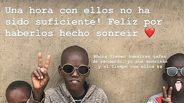 Uno de los 'stories' que publicó Dulceida en su polémico viaje a Sudáfrica