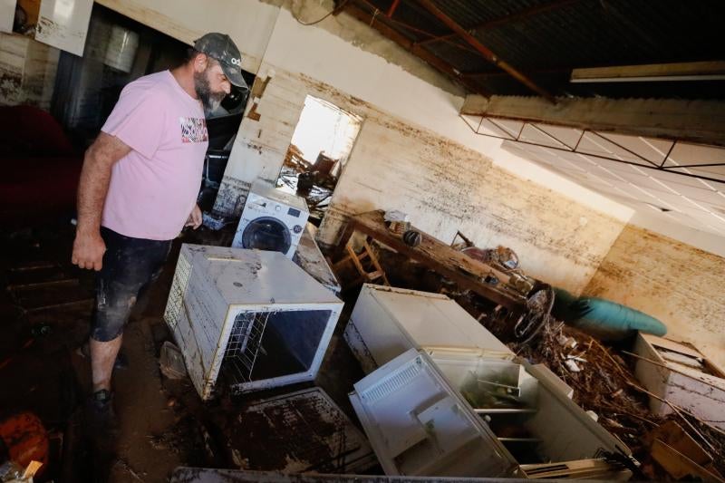 Una riada mortal asola las calles de Javalí Viejo, en Murcia